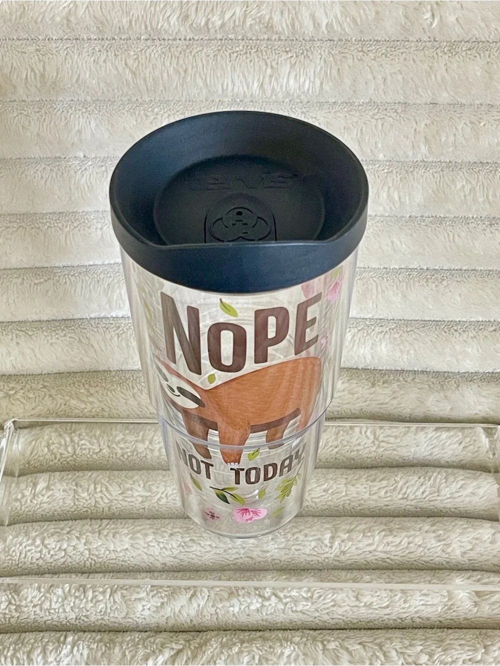 24oz. Tervis Sloth 'Nope Not Today' Insulated Tumbler with Black Lid
